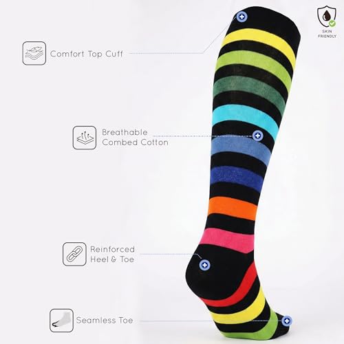Image of Mysocks Unisex Knee High Stripe Socks