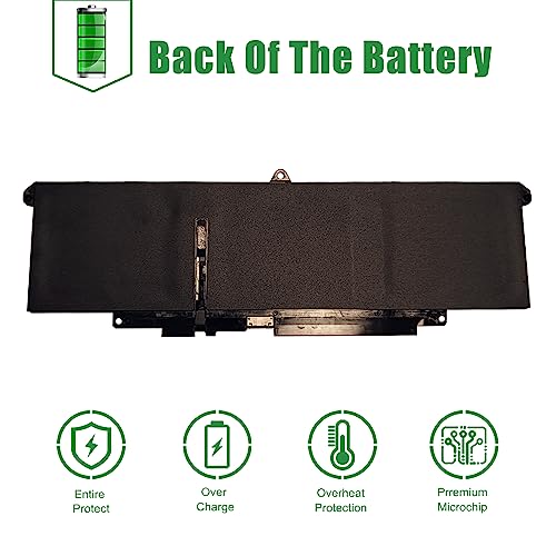 Image of 66DWX 086D0Y Laptop Battery Replacement for Dell Latitude 7340 7350 7440 7450 7640 7650 Series Notebook 86D0Y 00HYH8 0HYH8 11.4V 57Wh 4878mAh