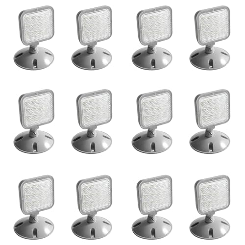 LED ENERGY PLUS Remote Outdoor Emergency Light Head – 12 Pack