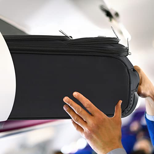 Flight Knight Lightweight 4 Wheel 800D Soft Case Suitcase Robust Anti Crack Cabin Carry On Hand Luggage Approved for Over 100 Airlines Including easyJet, BA & Many More!