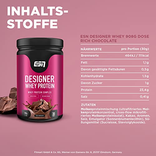 ESN Designer Whey Proteinpulver Rich Chocolate