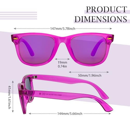 Image of SIPHEW Polarized Sunglasses for Women & Men - UV400 Mirrored Eyewear | Designer Unisex Fashion Sun Glasses w /Medium Fit,Suitable for Any Face Shape,Beach,Everyday Wear