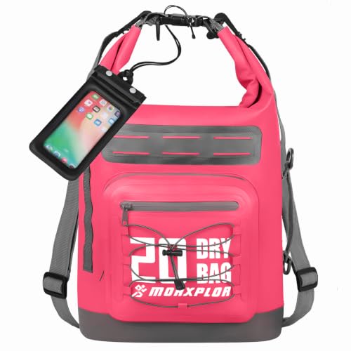 Image of MORXPLOR Dry Bag Waterproof,5L /10L /20L /30L /40L /55L Roll Top Dry Bag Backpack with WaterProof Phone Case for Swim,Kayak