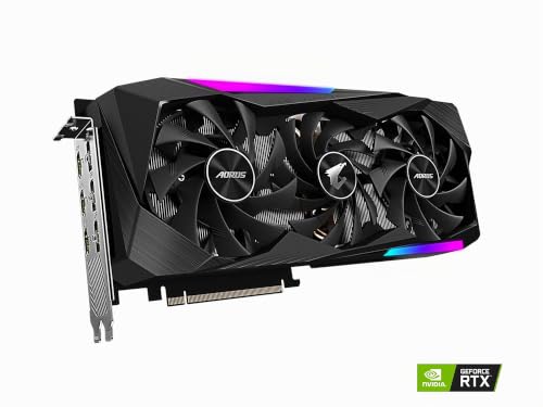 Gigabyte Carte Graphique AORUS GeForce RTX 3070 Master 8G, 3 Ventilateurs WINDFORCE, 8 Go 256 Bits GDDR6, GV-N3070AORUS M-8GD REV2.0 - 3