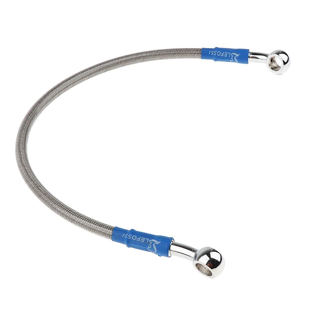 LOOM TREE® Motorcycle Brake Oil Hose Line Pipe Fitting Stainless Steel Braided 39Cm | 1 Piece Brake Oil Hose Line - Image 3 thumbnail