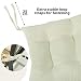 BCASE, Pack de 6 Cojines de Asiento y Silla, 38x38cm, Funda de...