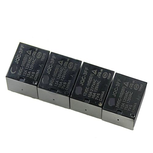 Relés JQC-3FF-5VDC-1HS 15A de 4 pines componentes para sustitución de relé miniatura 2