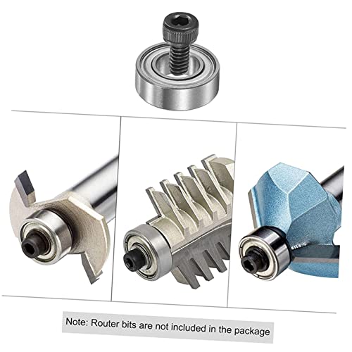 Yardwe 1 Conjunto De Acessórios De Rolamento De Fresa De Carpintaria Ferramenta De Roteador Acessóri