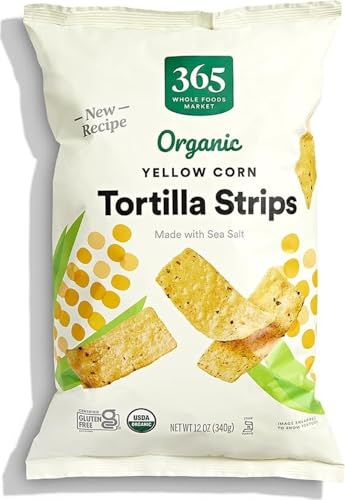 365 by Whole Foods Market, Organic Yellow Corn Tortilla Strips, 1...