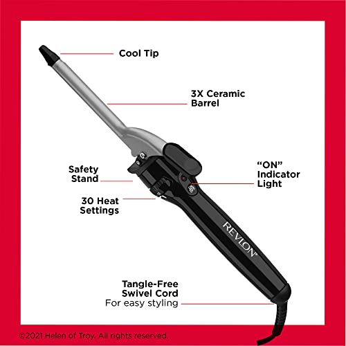 Revlon RV053C Perfect Heat Triple Ceramic Curling Iron thumb #3