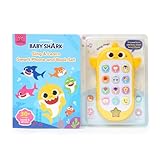 Baby Shark Sing & Learn Smart Phone and Book Set | Interactive Learning Sound & Music Set | Educational Gift for Kids and Toddlers 1-3