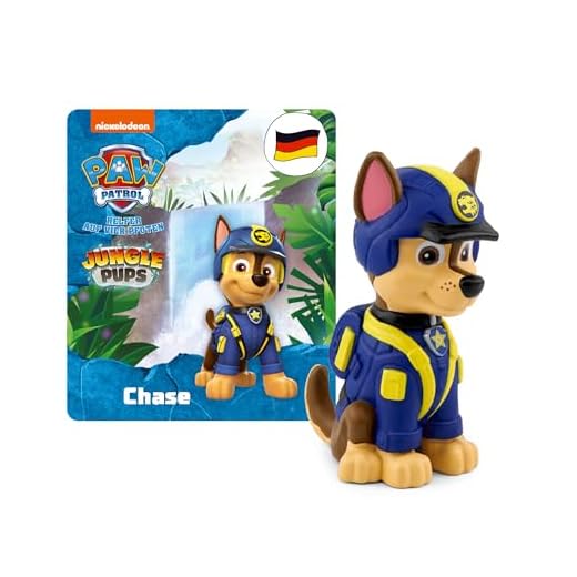 tonies Figuras auditivas para Caja Toniebox, Paw Patrol – Jungle Pups: Chase, Juego de Audio con 3 Historias para niños a Partir de 3 años, Tiempo de reproducción de 45 Minutos Aprox