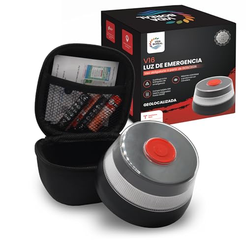Vida Boreal Baliza V16 Luz Emergencia Geolocalización Homologada Dgt 3.0 Para Coches Y Motos Sim Datos Hasta 2038 Pilas Y Estuche Incluidos Vida Boreal Baliza V16 Luz Emergencia Geolocalización Homologada Dgt 3.0 Para Coches Y Motos Sim Datos Hasta 2038 Pilas Y Estuche Incluidos