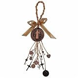 1 Pc Saint Benedict Hanging Charm - The hanging Charm is made of handmade string and Wood Charm. Simple and dainty accessories are suitable Gift fo your MOM . Diverse styles to choose-Saint Benedict,San Judas,Virgin Mary Hanging Ornament to choose. A...
