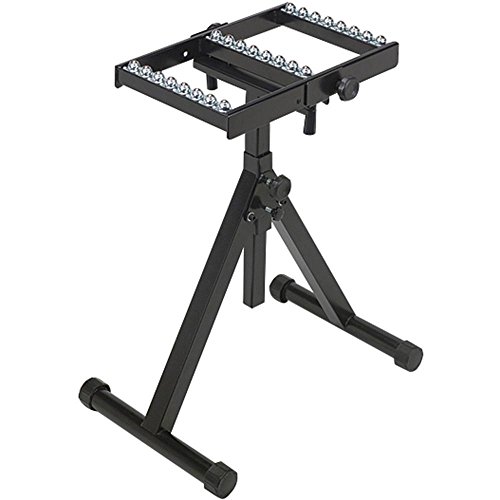 Rockler 3-Row Ball Bearing Roller Stands - Adjustable 28-3/4" to 44" Roller Table Tool Stand for Table Saws, Sanders, & More - Perfect for Long Rips or Cross Cuts - Table Saw Accessories by ROCKLER - Image 2