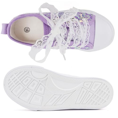 toandontoddler kids sneakers sparkle fashion glitter sequins canvas shoes