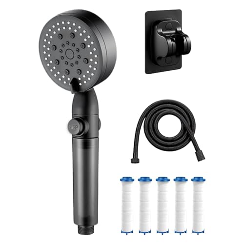 Handheld Shower Head Filter for Hard Water – RV & Camping