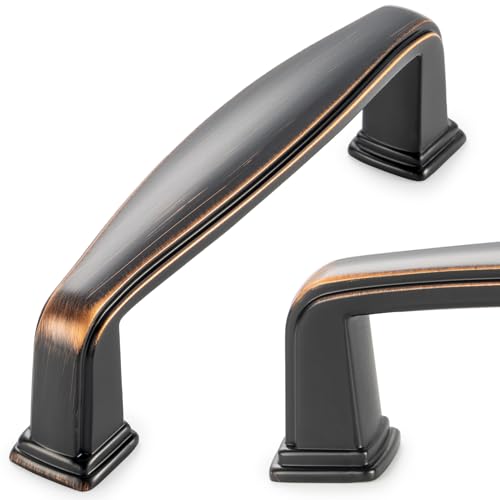 Comparison: Best Oil For Kitchen Cabinets 11 KOOFIZO 10 Pack 3 Inch Oil Rubbed Bronze Kitchen Cabinet Pulls Rubbed Bronze Cabinet Handles Bronze Cabinet Hardware for Kitchen Cabinets 1817 Drawer Dresser Cupboard Bedroom