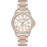 Bulova Unisex Analogico Quarzo Orologio con Bracciale in 98R234, Bracciale