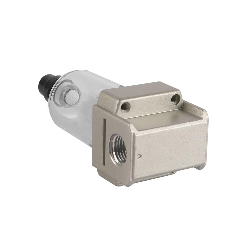 Séparateur d'eau pour Conduite d'air G1/4" Filtre à Particules Piège à Eau Piège à humidité pour compresseur et séparateur Huile-Eau AF2000-02