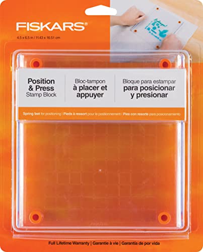 Fiskars Compact 4.5 Inch by 6.5 Inch Stamp Press