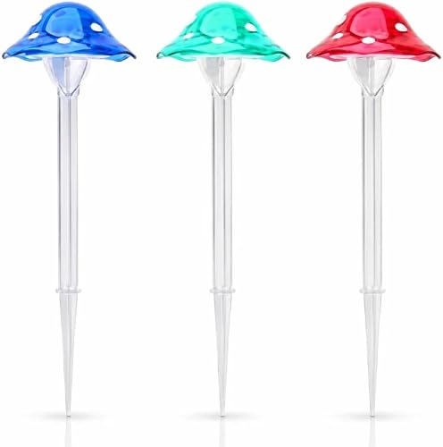 Solar Powered Colour-Changing LED Pathway Lights, Set of 3