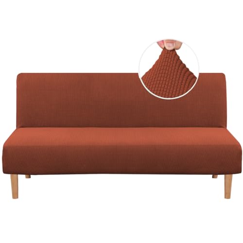 H.VERSAILTEX Futon Slipcover 1-Piece Stretch Jacquard