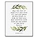 Bible Verse Print, May the God of Hope Fill You with All Joy and Peace, Romans 15:13, Scripture Wall Art, Modern Scripture Art, Christian Gift, Home Decor, No Frame - 8x10 inch