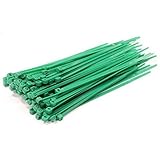 200 mm x 4,8 mm Nylon Plástico Bridas Largo y Ancho Extragrande bridas blanco y negro envoltura - Verde, 4.8mm x 200mm