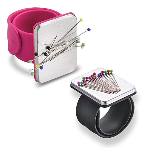 Juego de 2 alfileres magnéticos de costura para muñeca