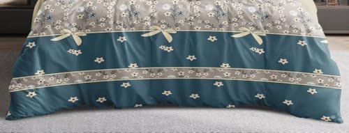 Image of The Royal King Collection 350 TC King Size Bedsheet with 2 King Size Pillow Covers| Beautiful Designer Flat Sheet | Luxury Soft Sheet (3pcs Set) |108x108 inches. (Multicolor-6611)