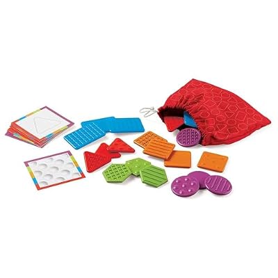 Learning Resources Teaching Tac-Tiles, Hands-on Learning, Set of 20 Pieces, Ages 3+