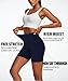 Hi Clasmix Navy Blue Biker Shorts for Women-5‘’High Waisted Spandex Shorts Tummy Control Casual Fashion Holiday Christmas ropa de Gym para Mujer Sales Deal Prime(1 Pack Navy Blue,S-M)