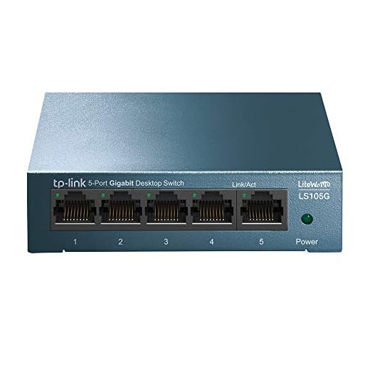 Switch Gigabit De Mesa Com 5 Portas 10/100/1000 Ls105G Smb