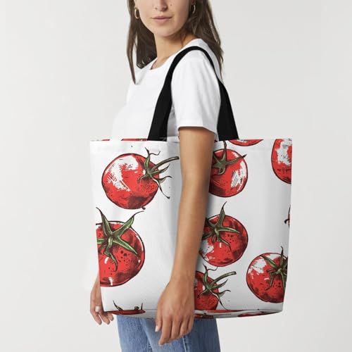 Mid-Century Modern Art Cat Tote Bag for Women - Reusable Foldable Grocery Shopping Bag, Crossbody Shoulder Handbag 7