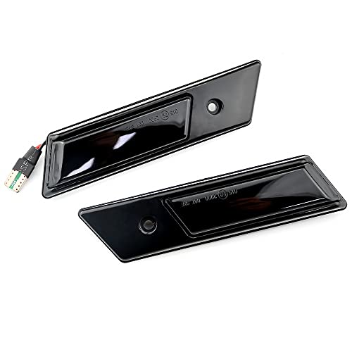 Espejo secuencial luz intermitente dinámico lateral para BMW E32 E34 E36 modelos 1990-1996 6