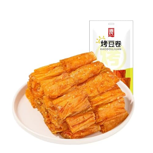 ラーティアオ 源氏?豆卷 薄くてモチモチ 芳醇な大豆の風味 スパイシーで風味豊か 辣条 辛い軽食 豆腐皮 辛いお菓子 麻辣豆皮 豆製品 辣片 辛片辛条 中国 お菓子 駄菓子 中国零食 間食 おつまみ 中華名物 ?旧零食 香辣味(65g*4袋)