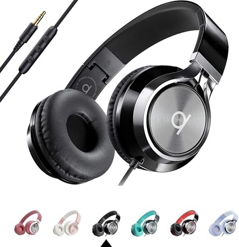 ARTIX CL750 Wired Headphones with Mic — Noise Isolating On-Ear He...
