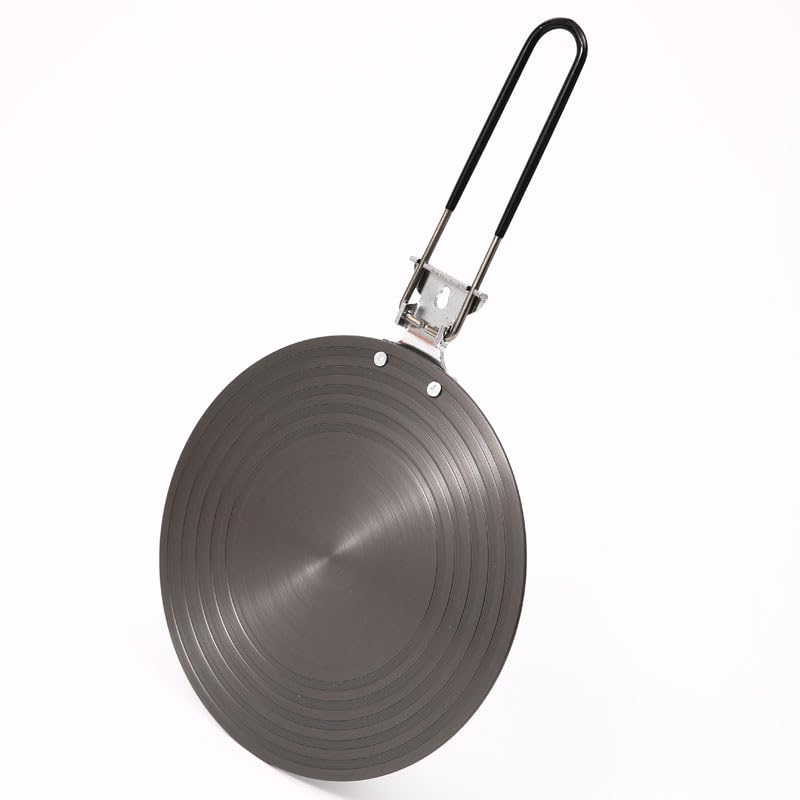 AHOUGER Heat Diffuser For Gas Stove, Upgraded and Thickened Folding Heat Sink, Foldable Handle, Stove surface, Protective Cookware Accessories（9.4in）