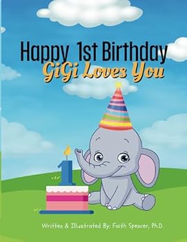 Paperback Happy 1st Birthday - GiGi Loves You! Book