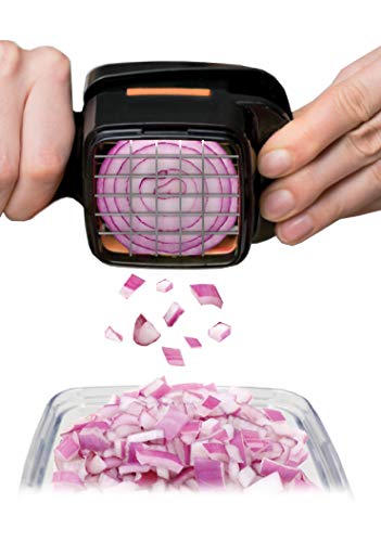 Nutrichopper With Fresh-Keeping Container Vegetable Chopper Onion Chopper Egg Slicer - Slices Cubes Wedges Multi-Purpose Food Chopper With Stainless Steel Blades Veggie Chopper As Seen On Tv Set Of 2 #TOP1