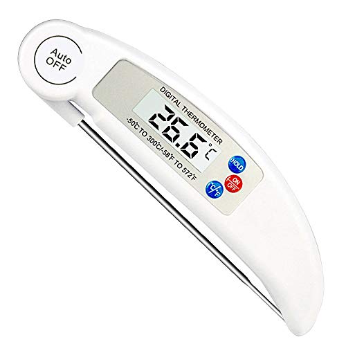 Cooking Thermometer Kitchen Digital Instant Read for Meat Coffee Milk Waterproof Thermometer Probe for Liquid for Oil Fry