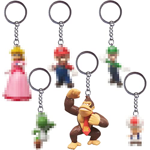 Nesloonp Llavero, Llavero, Llavero de Metal, Colgante de Llavero de PVC, Juego de Accesorios de...