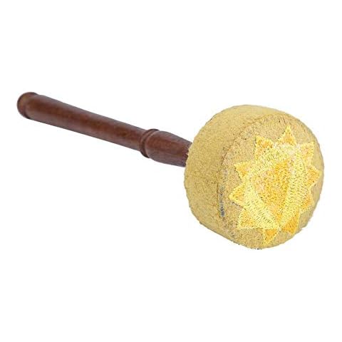 Tibetan Singing Bowl Mallet with Felted Striker Cover