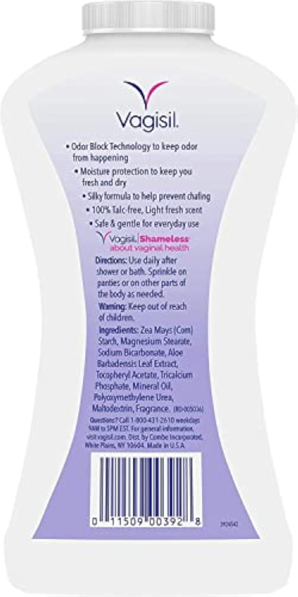 Deodorant Powder, 8 oz (Pack of 3)
