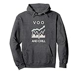 VOO and Chill Funny Wall Street Investing Funny Trading Joke Pullover Hoodie