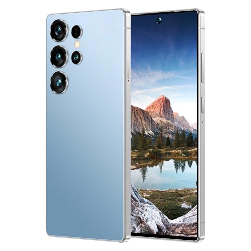 adeck S25 Ultra 6.8" FHD Super-V Display Smartphone | Al Dual Camera | Snapdragon 8Gen4|4500mAh Battery | 5G Global Bands | Dual SlM + SD Slot | Face Unlock Smartphone (blue,64)
