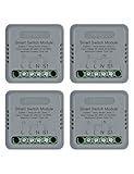 MOES Interruptor Inteligente Zigbee,MINI Smart Switch WiFi,Módulo Interruptor(Zigbee Hub Requerido),Compatible Alexa y Google Home/Control Tuya/Smart life APP,1 Vía