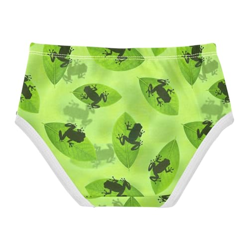Joisal Colorful Toddler Underwear Floral 2t Cotton Panties Little Girl Frog Green Leaf Cartoon Underpants Briefs2