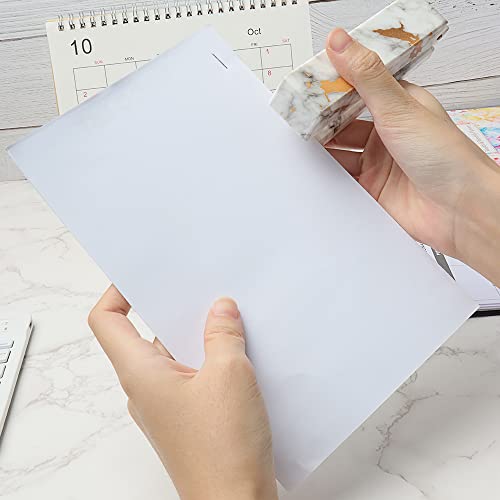Marble Gold Desk Stapler Heavy Duty Desktop Manual Staplers Spring Powered Executive Stapler With Anti-Skid Mat For Home School Office Standard Staples Stapling Tool #TOP5